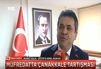Eğitim İş Genel Başkanı Mehmet Balık FOX Anahaberde Taslak Müfredatı Değerlendirdi 